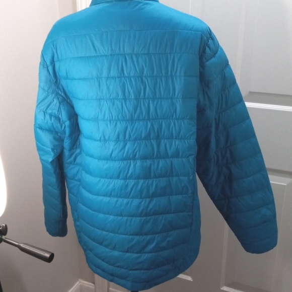 Xersion Packable Mens Teal puffer Jacket Size Med - Picture 6 of 8